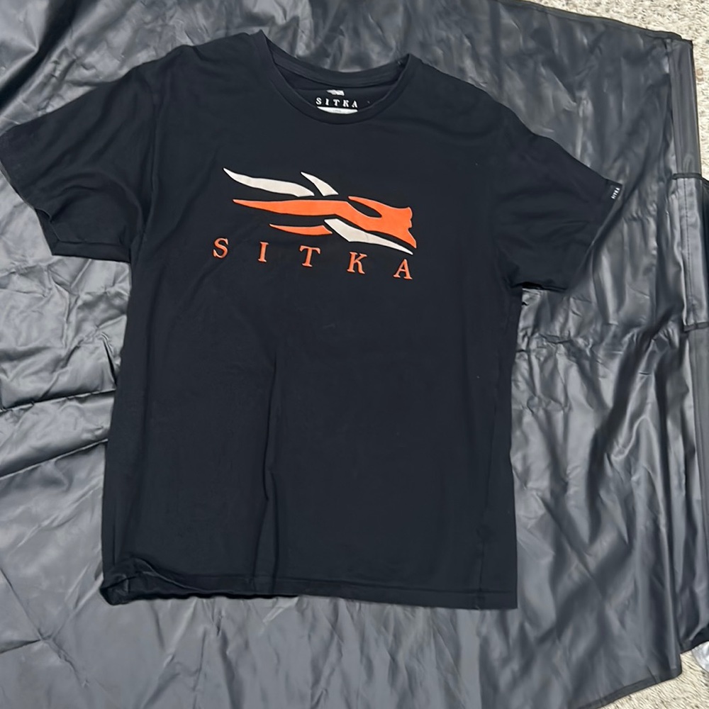 mens large black sitka shirt